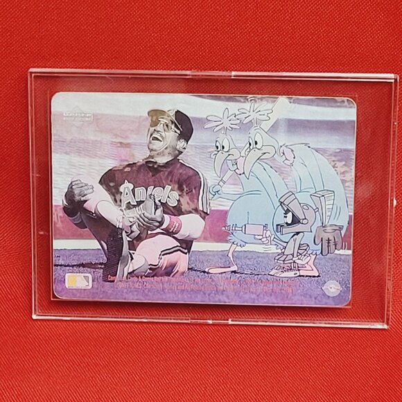 Comic Ball Card Looney Tunes Reggie Jackson Marvin The Martian Hologram Card - Picture 3 of 10